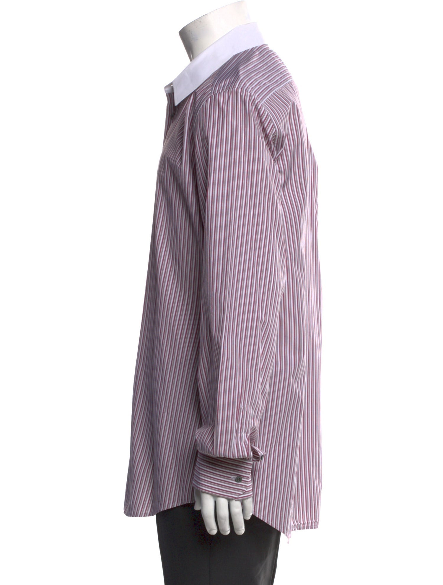 Gucci Striped Long Sleeve Dress Shirt